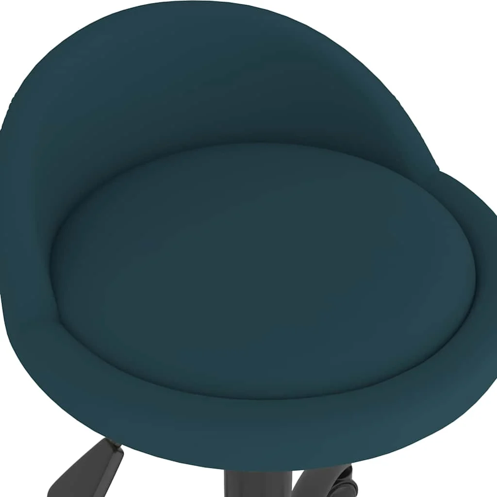 Chaise pivotante de bureau 36 x 38 x 62 cm bleu velours – vue en situation