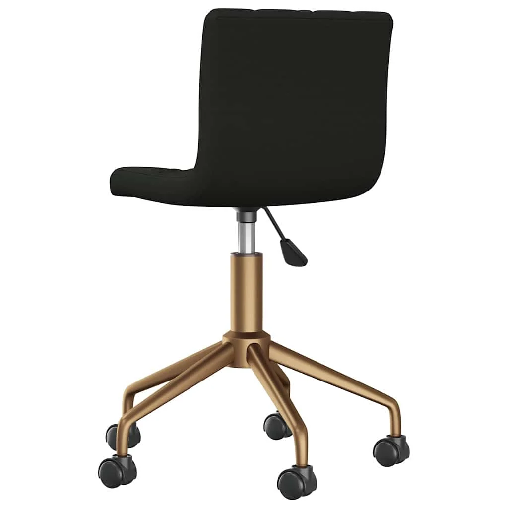 Chaise pivotante de bureau 40 x 43 x 86,5 cm noir velours – vue en situation