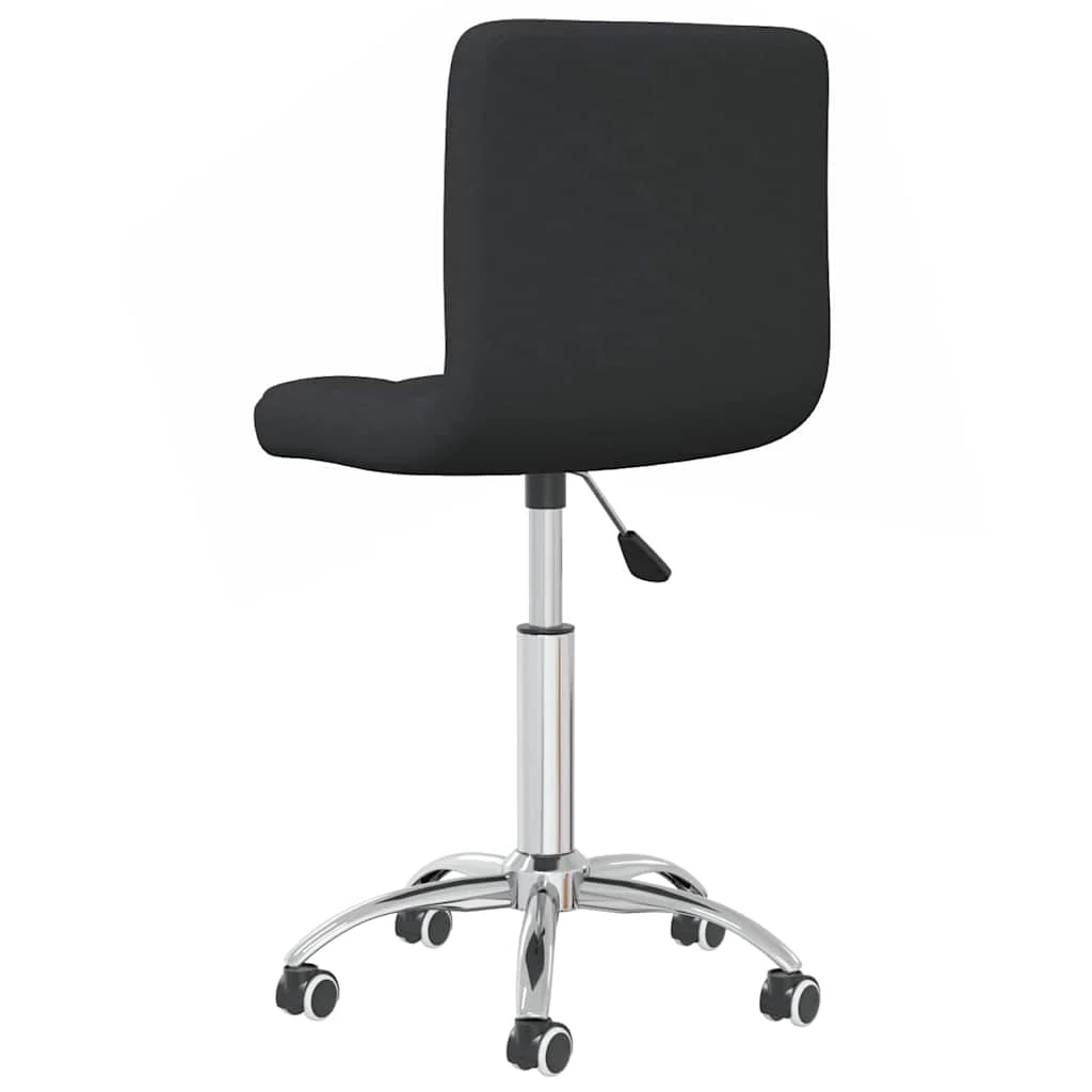 Chaise pivotante de bureau 40 x 47 x 86 cm noir tissu – vue en situation