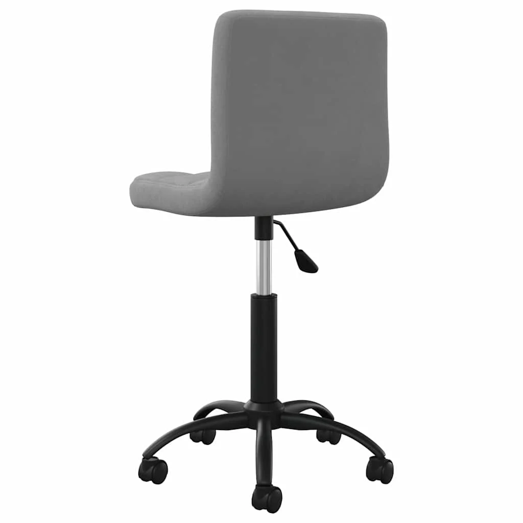 Chaise pivotante de bureau 40 x 47 x 87,5 cm gris foncé velours – vue en situation