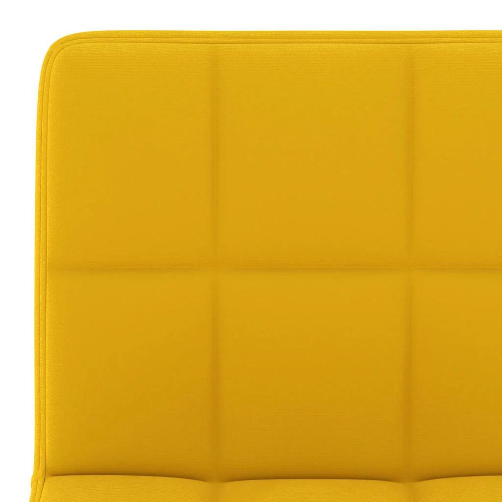Chaise pivotante de bureau 40 x 47 x 87,5 cm jaune velours – vue en situation