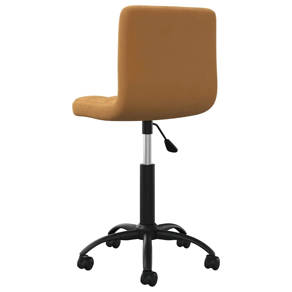 Chaise pivotante de bureau 40 x 47 x 87,5 cm marron velours – vue en situation