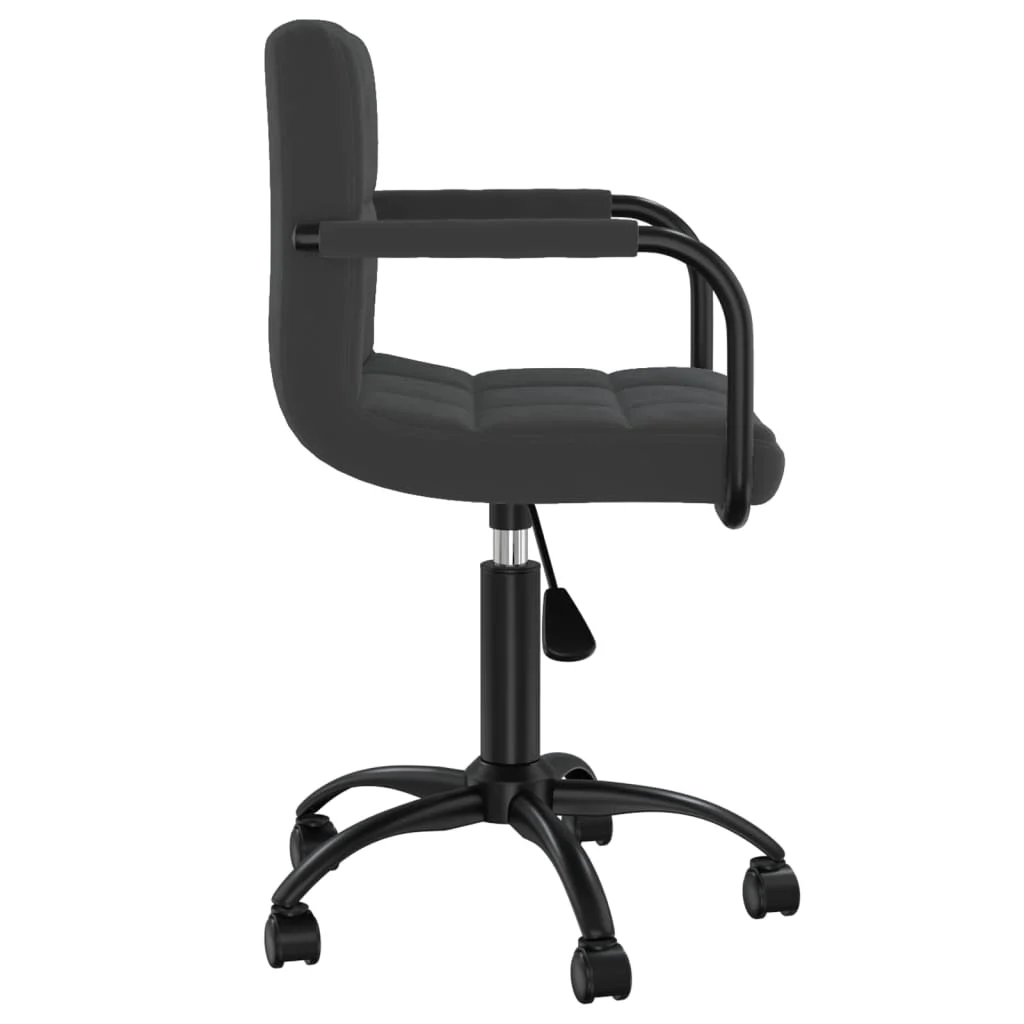 Chaise pivotante de bureau 40 x 47 x 87,5 cm noir velours – modèle 2 – vue de détail