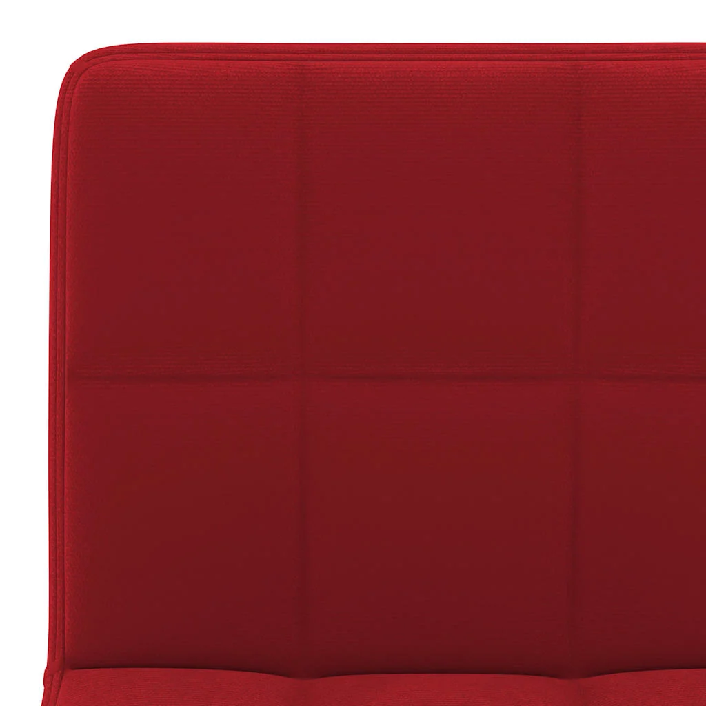 Chaise pivotante de bureau 40 x 47 x 87,5 cm rouge velours – vue en situation