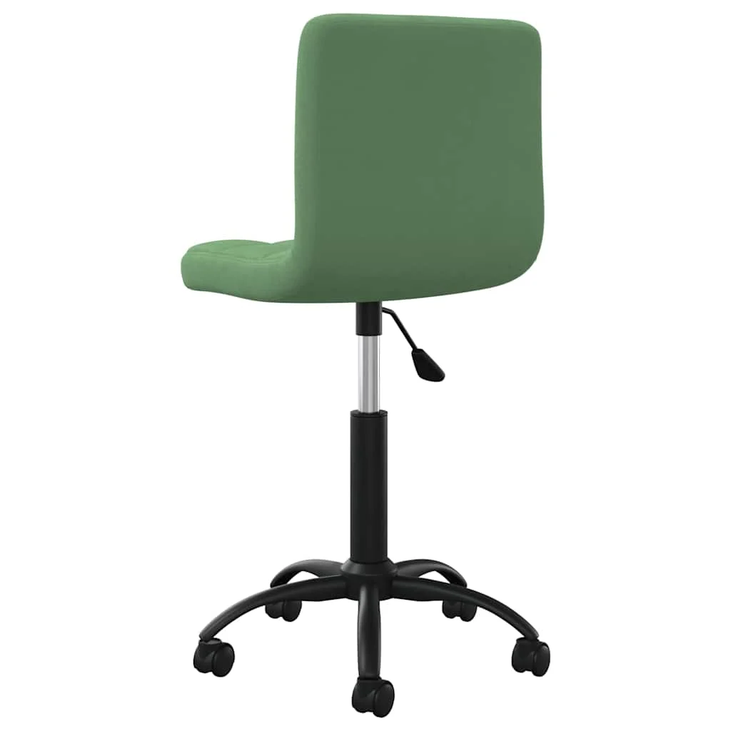 Chaise pivotante de bureau 40 x 47 x 87,5 cm vert foncé velours – vue en situation