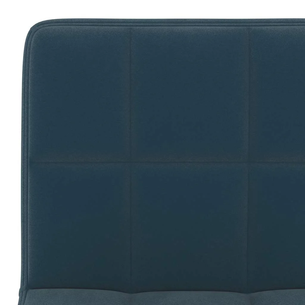 Chaise pivotante de bureau 40 x 47 x 88,5 cm bleu velours – vue en situation