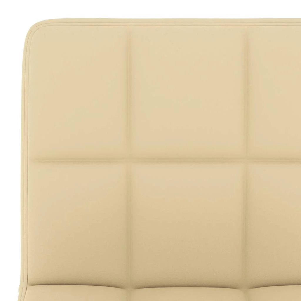 Chaise pivotante de bureau 40 x 47 x 88,5 cm crème velours – vue en situation