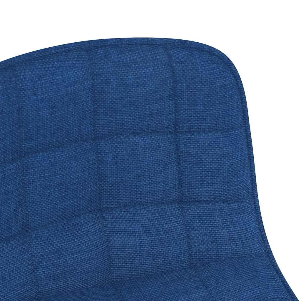 Chaise pivotante de bureau 42,5 x 45 x 80,5 cm bleu tissu – modèle 2 – vue en situation