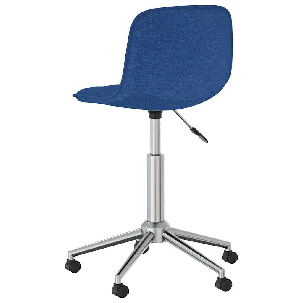 Chaise pivotante de bureau 42,5 x 45 x 80,5 cm bleu tissu – modèle 2 – vue de détail