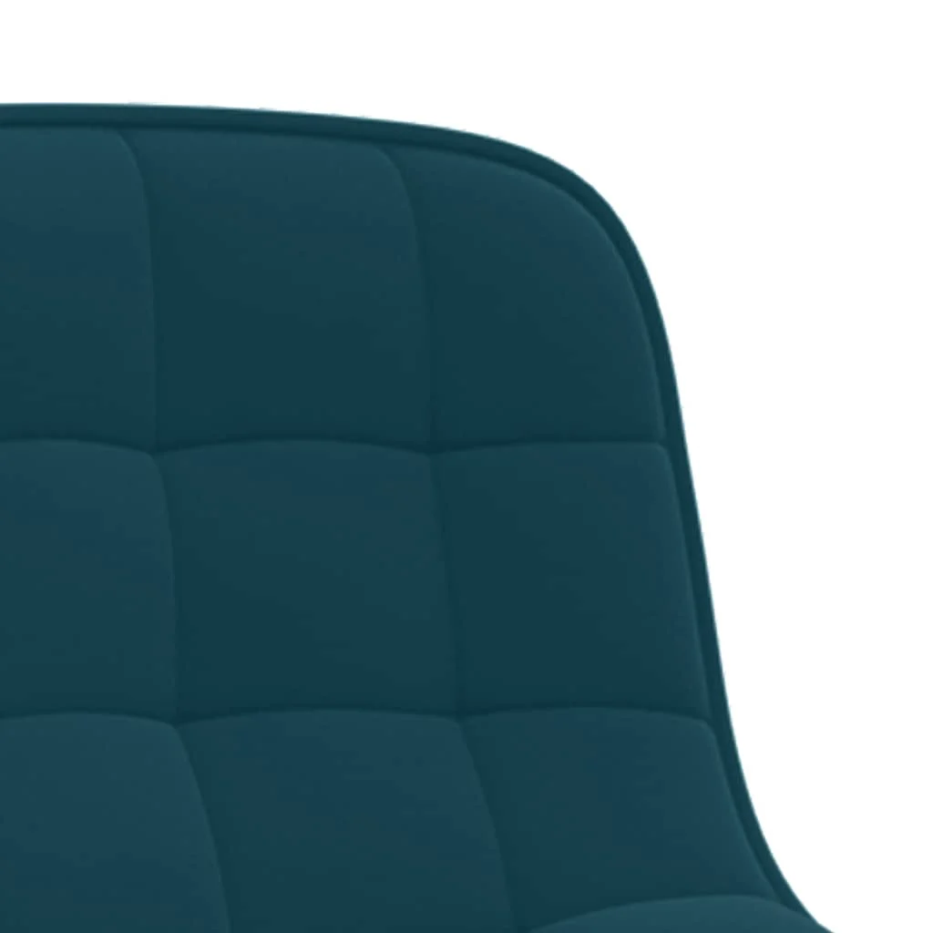 Chaise pivotante de bureau 42,5 x 45 x 80,5 cm bleu velours – vue en situation