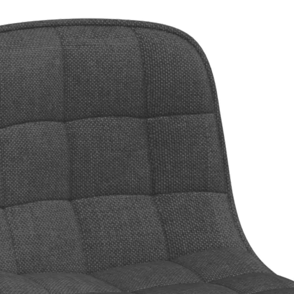 Chaise pivotante de bureau 42,5 x 45 x 80,5 cm gris foncé tissu – modèle 2 – vue en situation