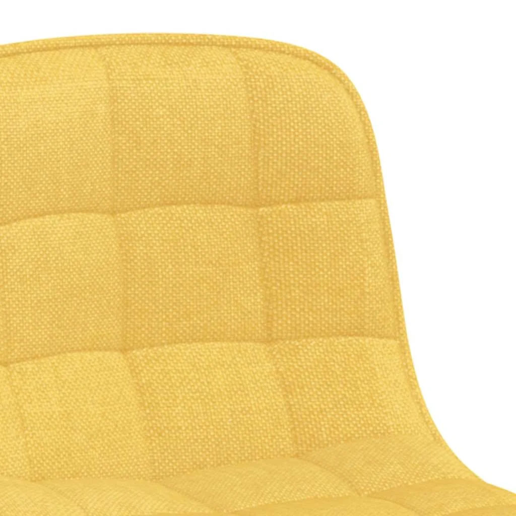Chaise pivotante de bureau 42,5 x 45 x 80,5 cm jaune moutarde tissu – vue en situation