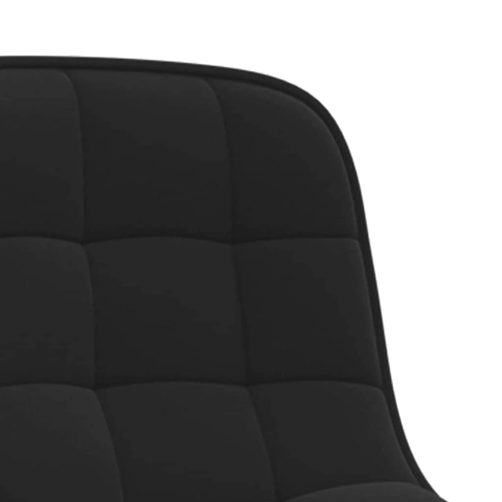 Chaise pivotante de bureau 42,5 x 45 x 80,5 cm noir velours – vue en situation