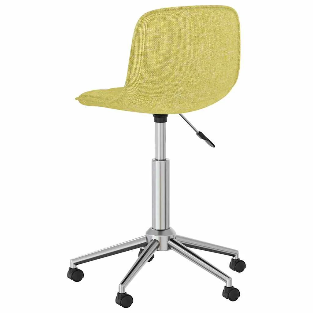 Chaise pivotante de bureau 42,5 x 45 x 80,5 cm vert tissu – vue de détail