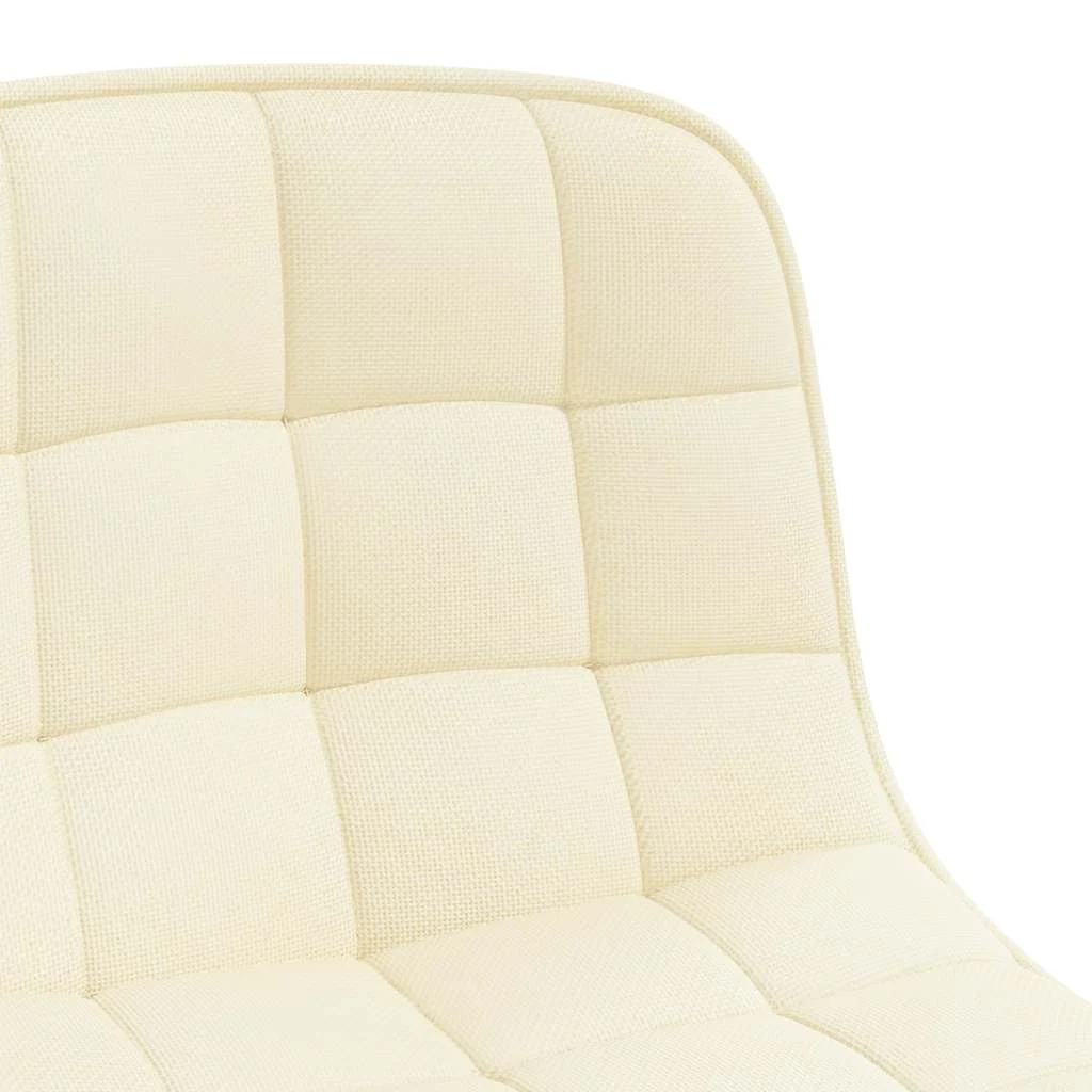 Chaise pivotante de bureau 42,5 x 45 x 82,5 cm crème tissu – vue en situation