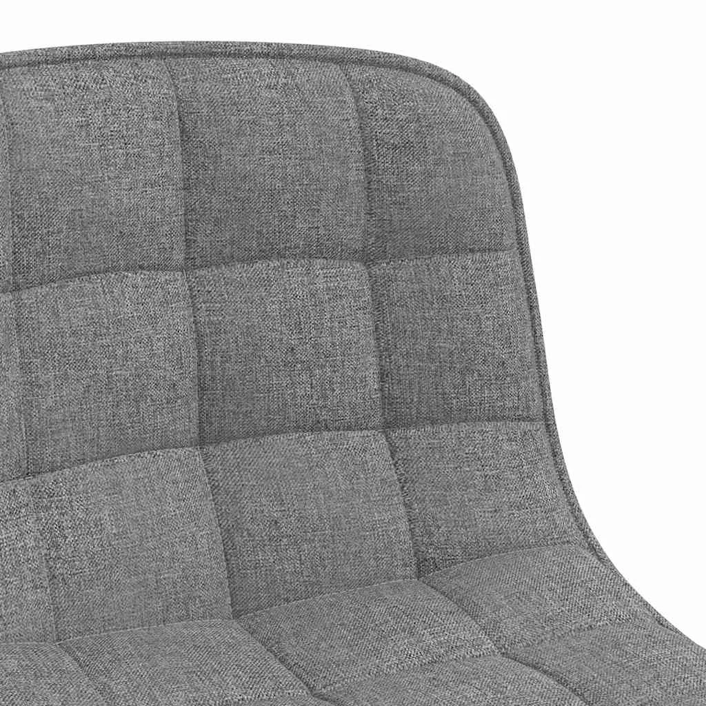 Chaise pivotante de bureau 42,5 x 45 x 82,5 cm gris clair tissu – vue en situation