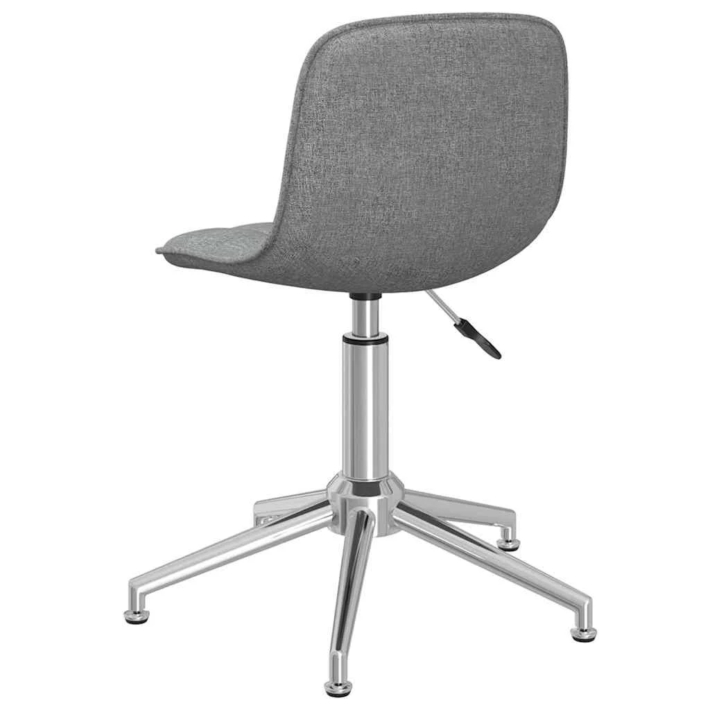 Chaise pivotante de bureau 42,5 x 45 x 82,5 cm gris clair tissu – vue de détail