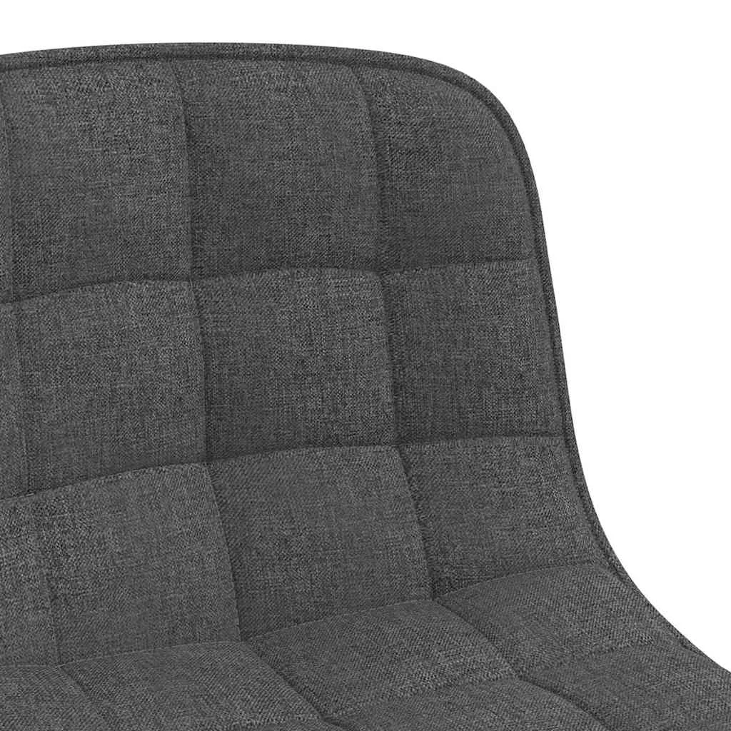 Chaise pivotante de bureau 42,5 x 45 x 82,5 cm gris foncé tissu – vue en situation