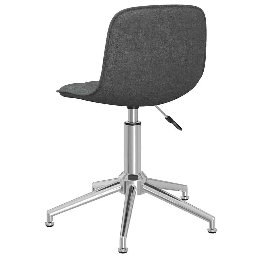 Chaise pivotante de bureau 42,5 x 45 x 82,5 cm gris foncé tissu – vue de détail