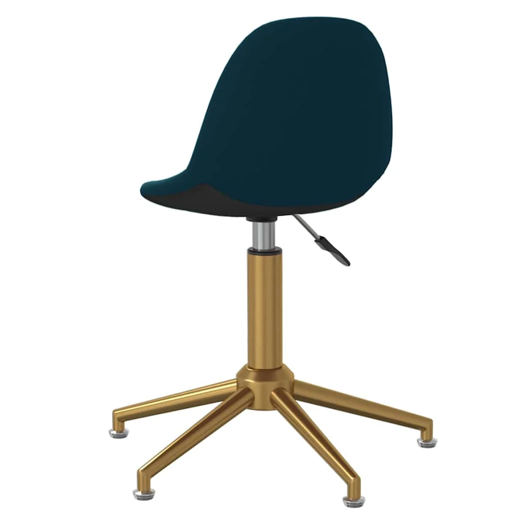 Chaise pivotante de bureau 43 x 45 x 94,5 cm bleu velours – vue en situation