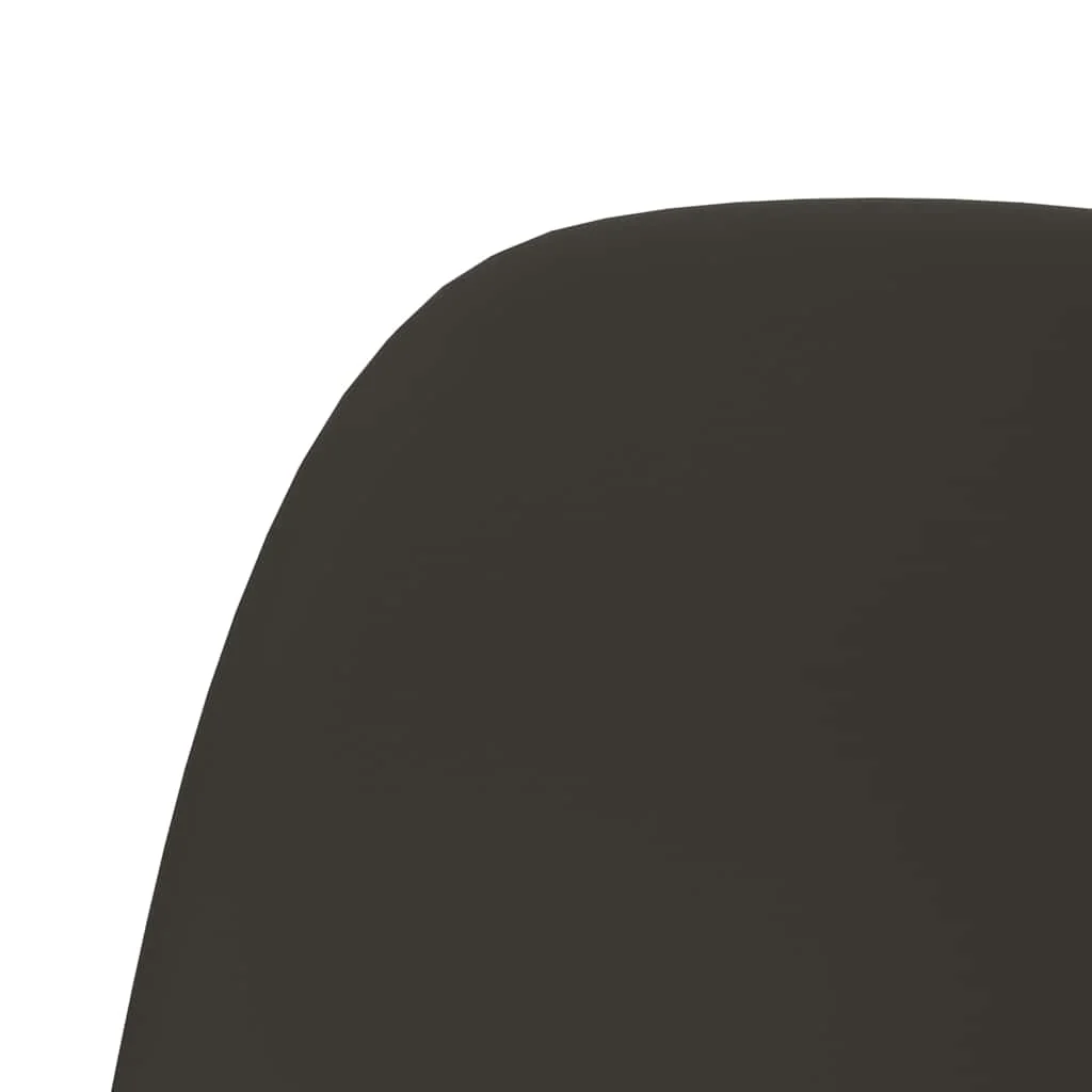 Chaise pivotante de bureau 43 x 45 x 94,5 cm gris foncé velours – vue de dessus