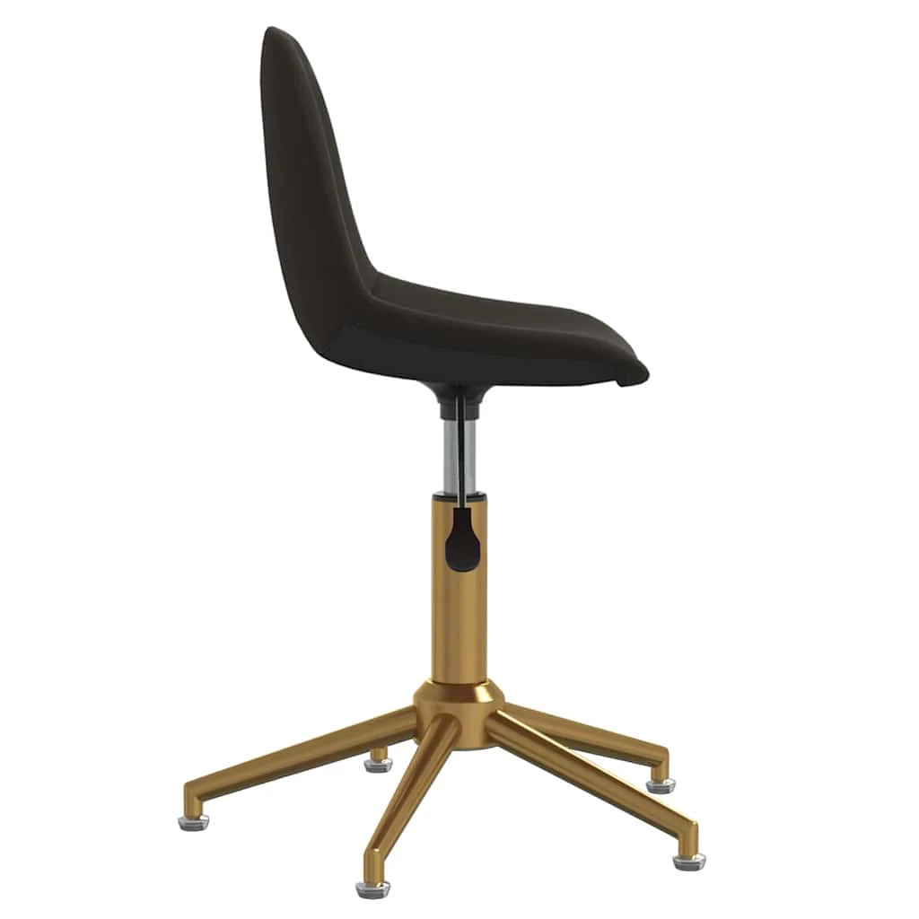 Chaise pivotante de bureau 43 x 45 x 94,5 cm gris foncé velours – vue de détail