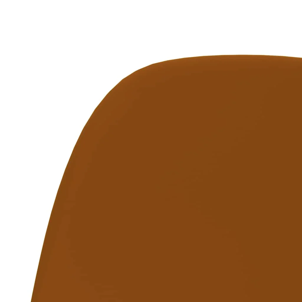 Chaise pivotante de bureau 43 x 45 x 94,5 cm marron velours – vue de dessus