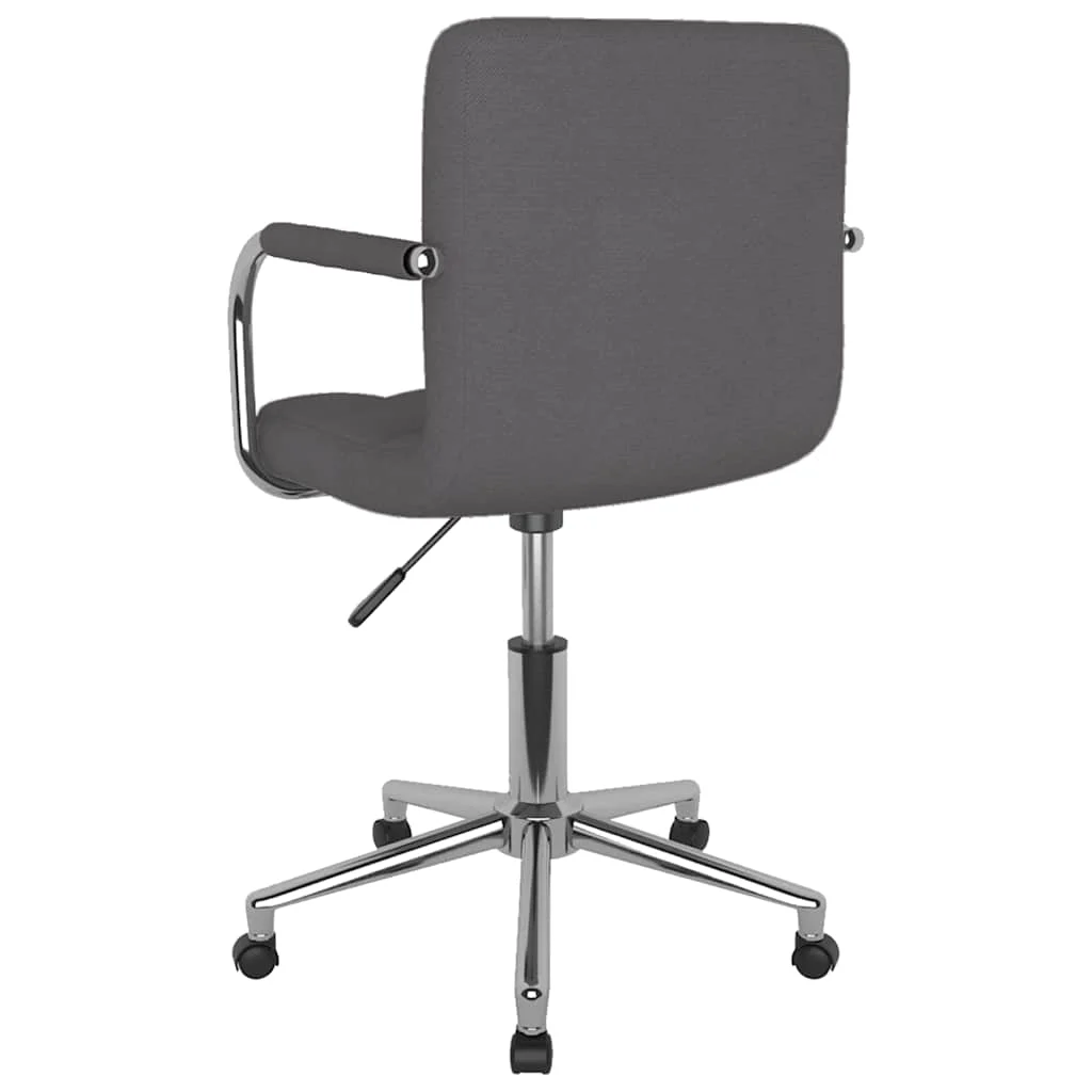 Chaise pivotante de bureau 48 x 47 x 86 cm taupe tissu – vue en situation