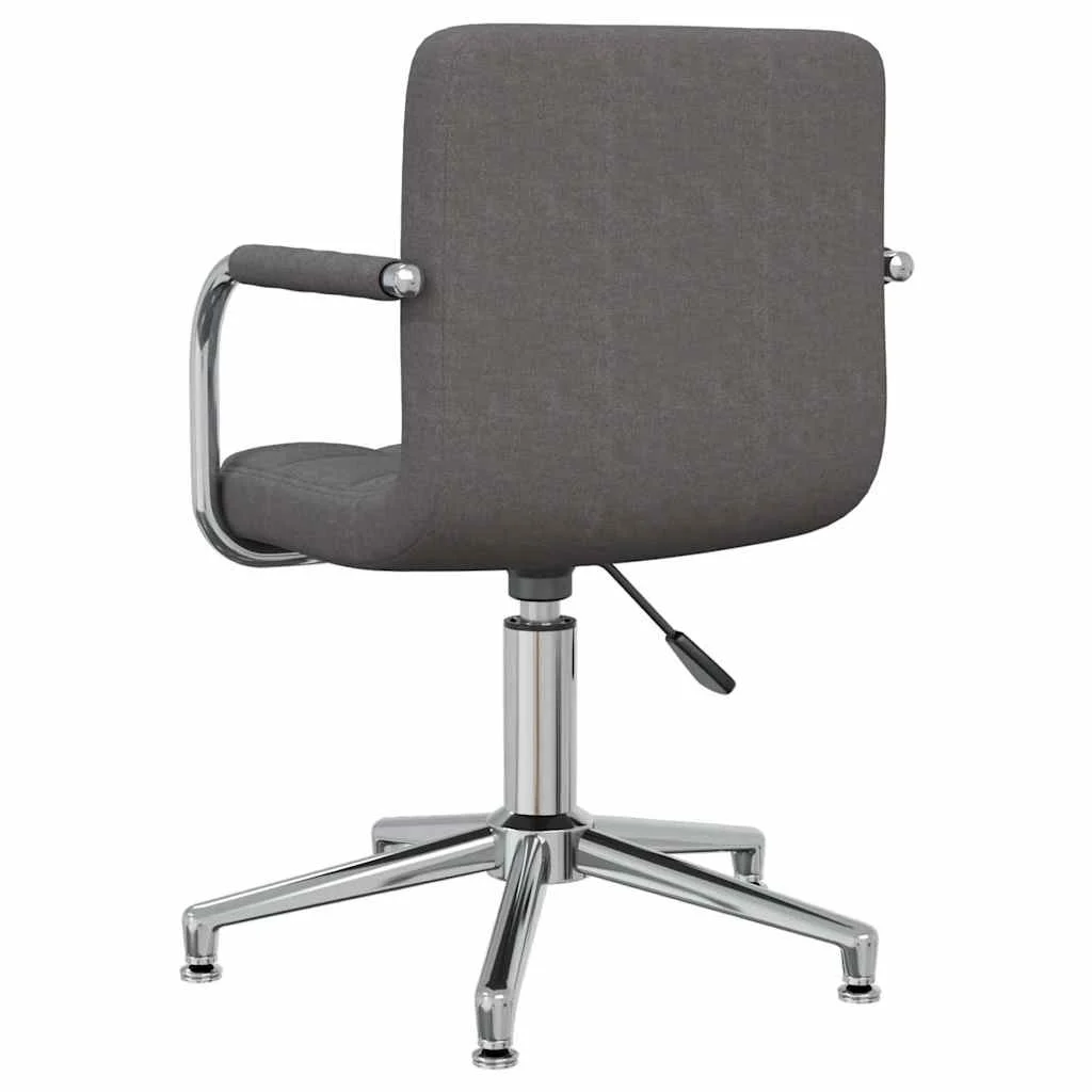 Chaise pivotante de bureau 48 x 47 x 88,5 cm gris foncé tissu – vue en situation