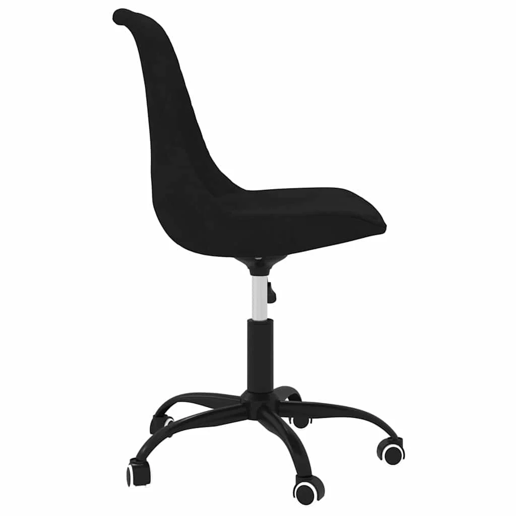 Chaise pivotante de bureau 49 x 51,5 x 93 cm noir tissu – vue en situation
