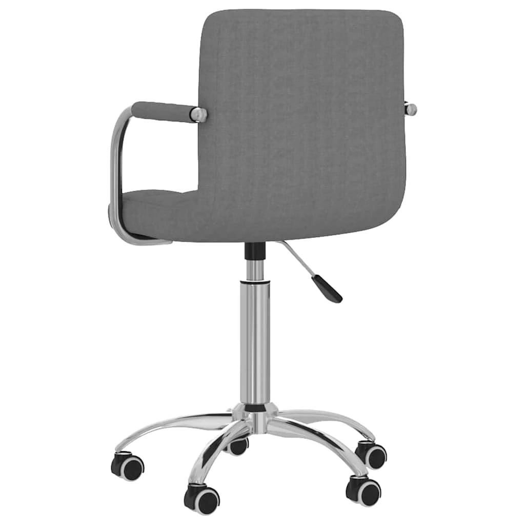 Chaise pivotante de bureau 50 x 47 x 86 cm gris clair tissu – vue en situation
