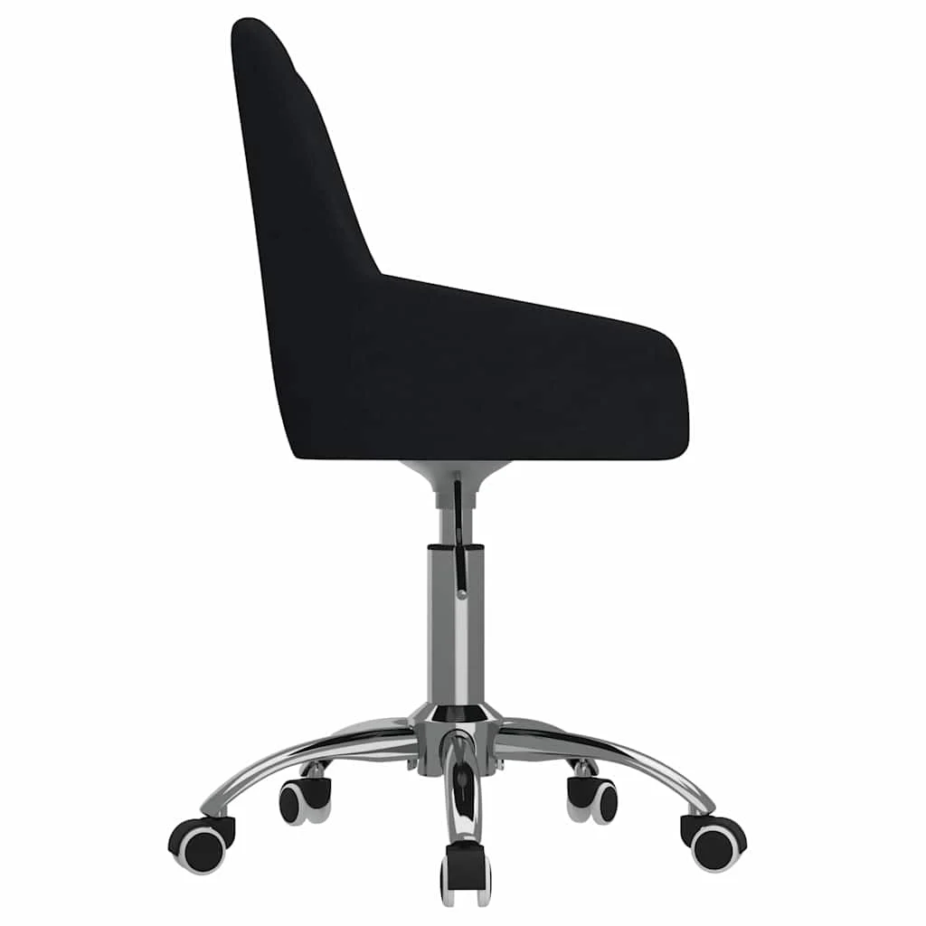 Chaise pivotante de bureau 50 x 51 x 87 cm noir tissu – vue en situation
