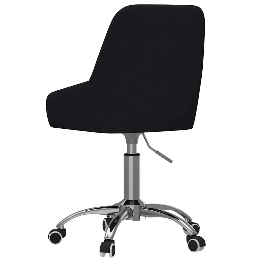 Chaise pivotante de bureau 50 x 51 x 87 cm noir tissu – vue de détail