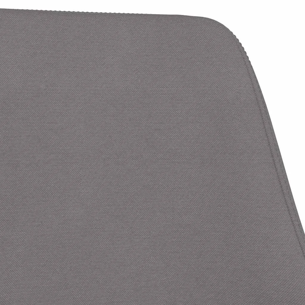 Chaise pivotante de bureau 50 x 51 x 94 cm gris foncé tissu – modèle 2 – vue de dessus