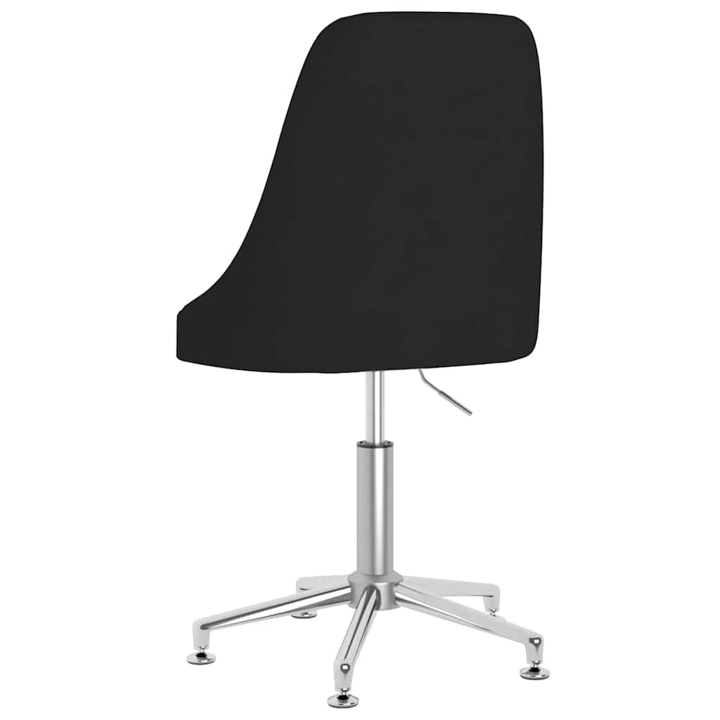 Chaise pivotante de bureau 50 x 51 x 95 cm noir tissu – modèle 2 – vue de détail