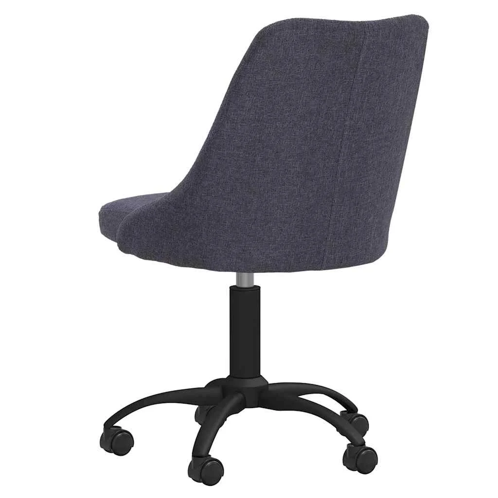 Chaise pivotante de bureau 51 x 56 x 98 cm gris foncé tissu – vue de détail