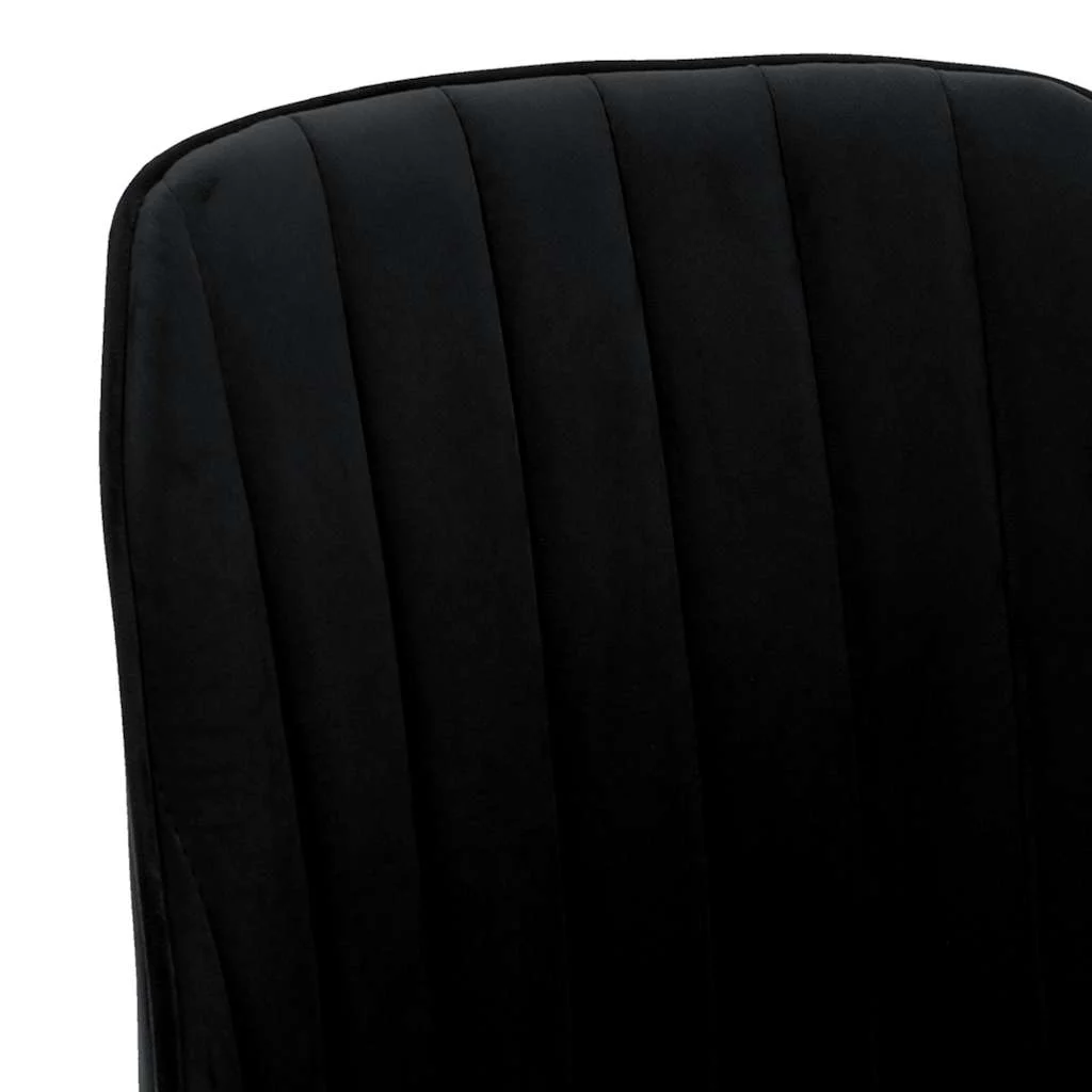 Chaise pivotante de bureau 51 x 56 x 98 cm noir velours – vue en situation