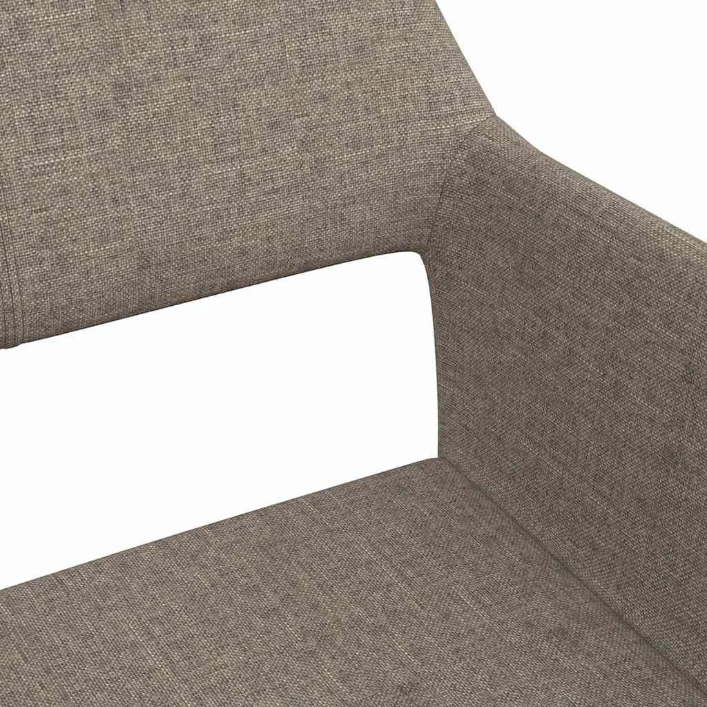 Chaise pivotante de bureau 52,5 x 53 x 83 cm taupe tissu – vue en situation