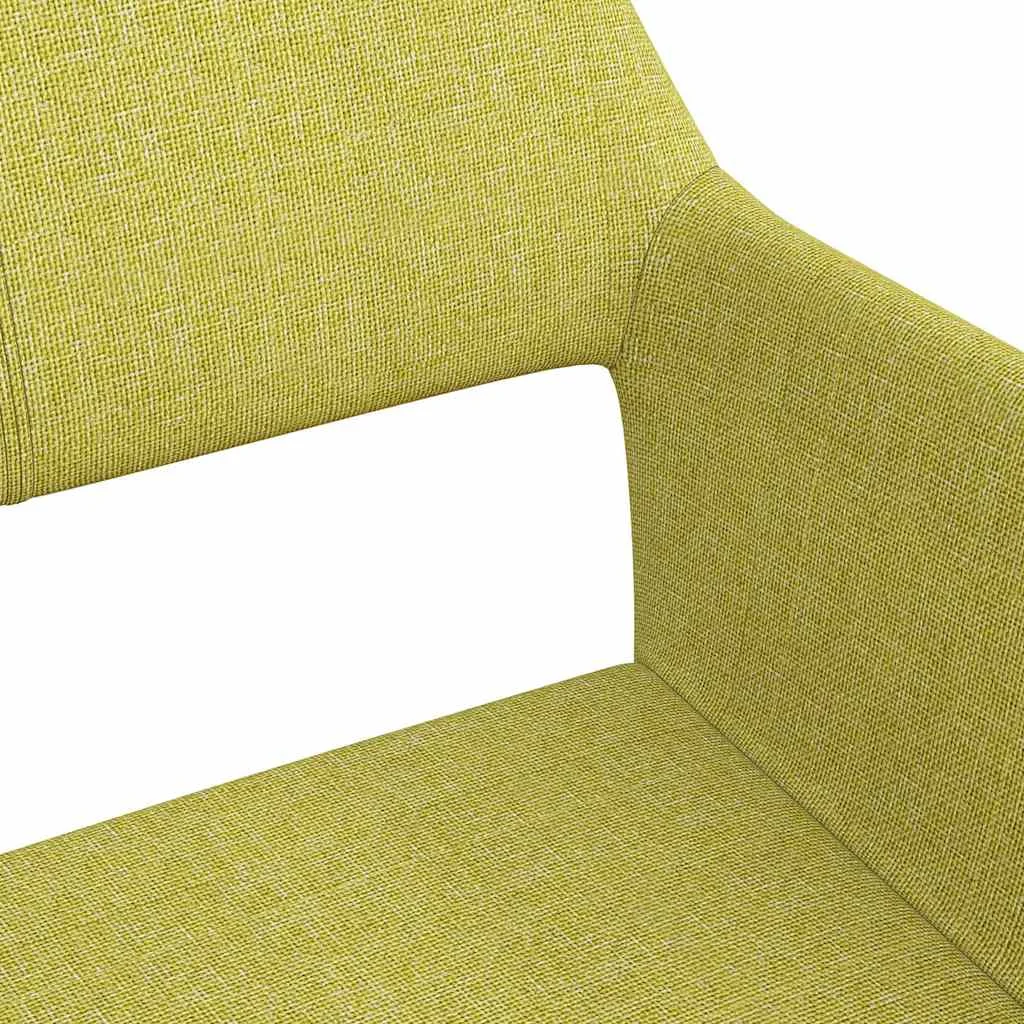 Chaise pivotante de bureau 52,5 x 53 x 83 cm vert tissu – vue en situation