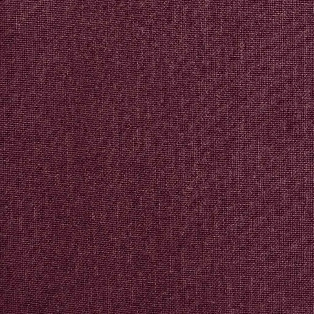 Chaise pivotante de bureau 52,5 x 53 x 83 cm violet tissu – vue de dessus
