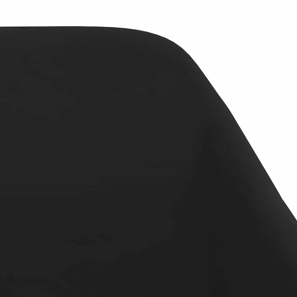 Chaise pivotante de bureau 53 x 51,5 x 89 cm noir velours – vue de dessus