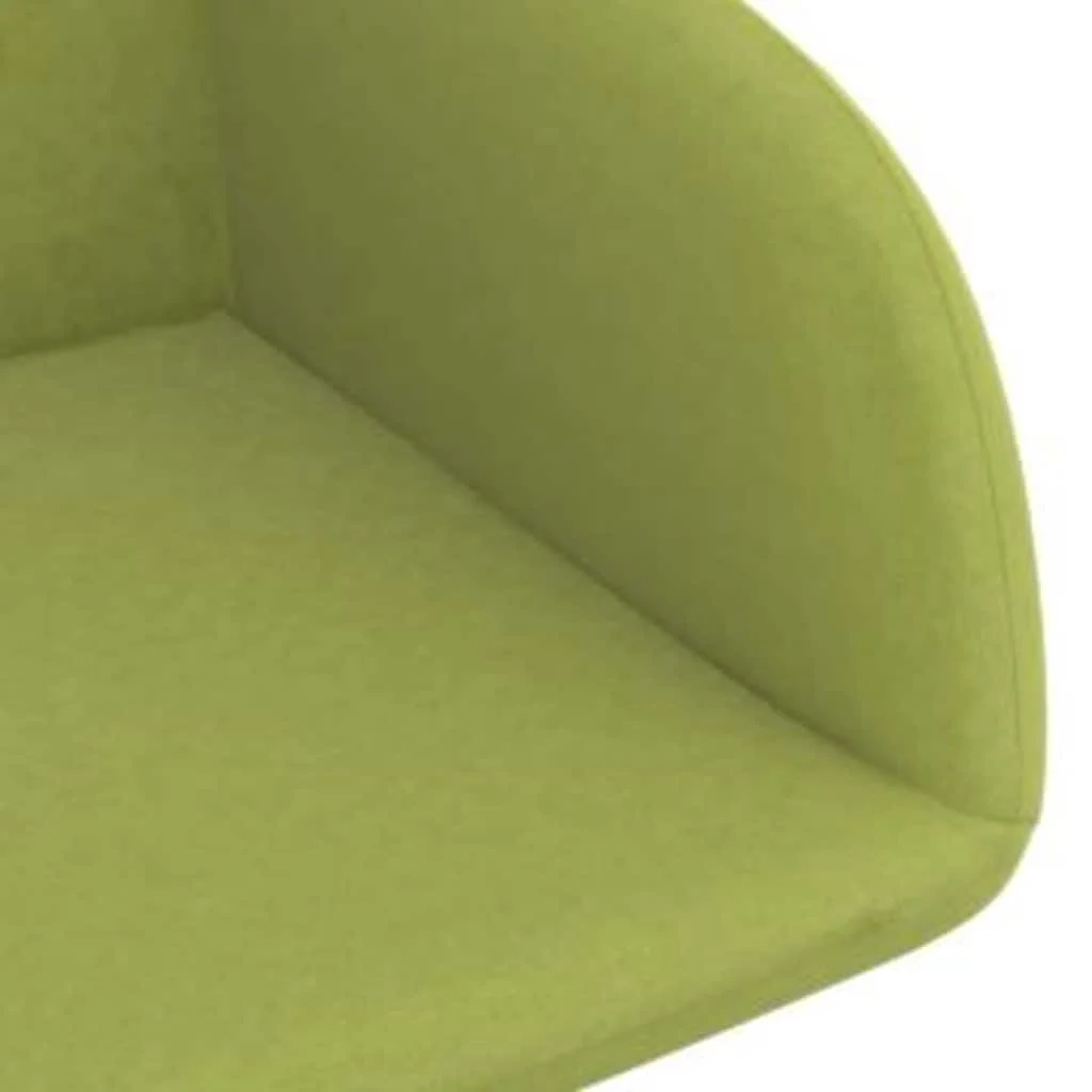 Chaise pivotante de bureau 53 x 51,5 x 93 cm vert clair velours – vue en situation