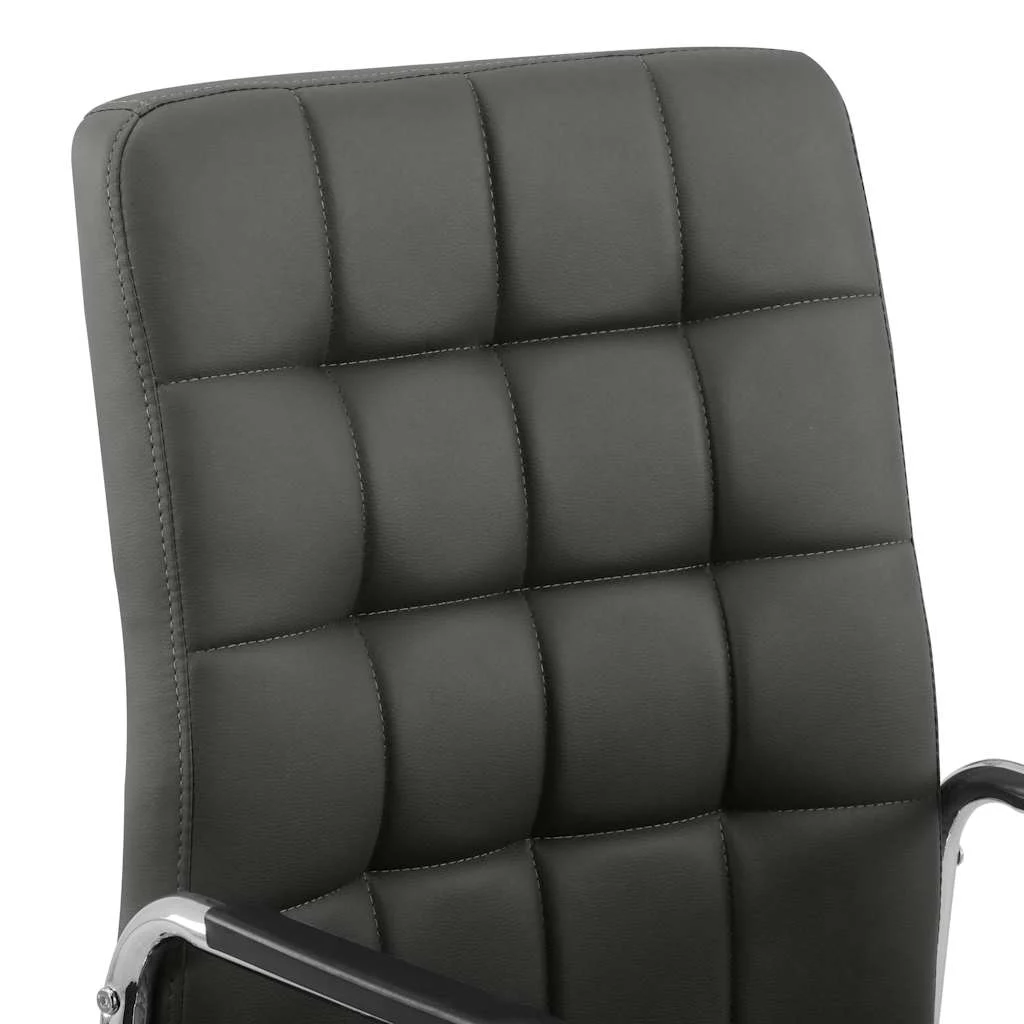 Chaise pivotante de bureau 54,5 x 64 x 106 cm anthracite tissu – vue en situation
