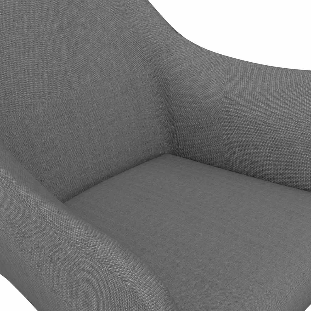 Chaise pivotante de bureau 54 x 61 x 86 cm gris clair tissu – vue en situation