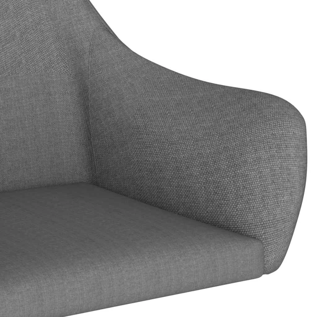 Chaise pivotante de bureau 54 x 61 x 89 cm gris foncé tissu – vue en situation