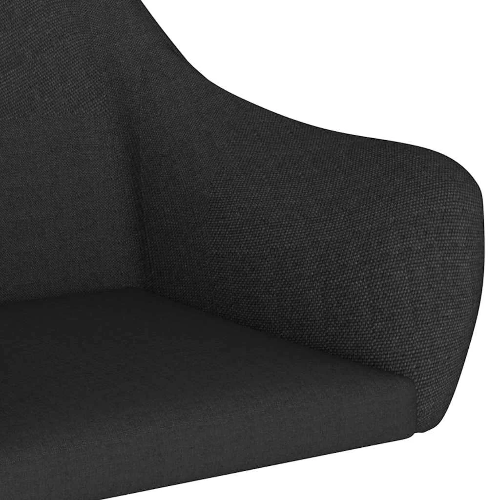 Chaise pivotante de bureau 54 x 61 x 89 cm noir tissu – vue en situation