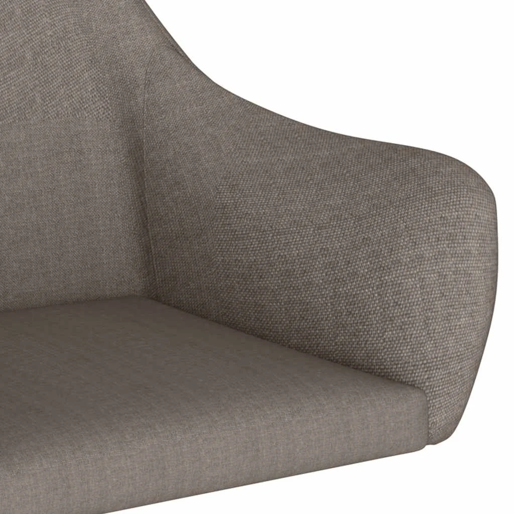 Chaise pivotante de bureau 54 x 61 x 89 cm taupe tissu – vue en situation
