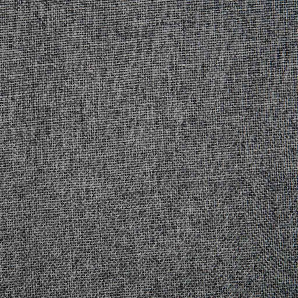 Chaise pivotante de bureau 55 x 53 x 92 cm gris foncé tissu – vue de dessus