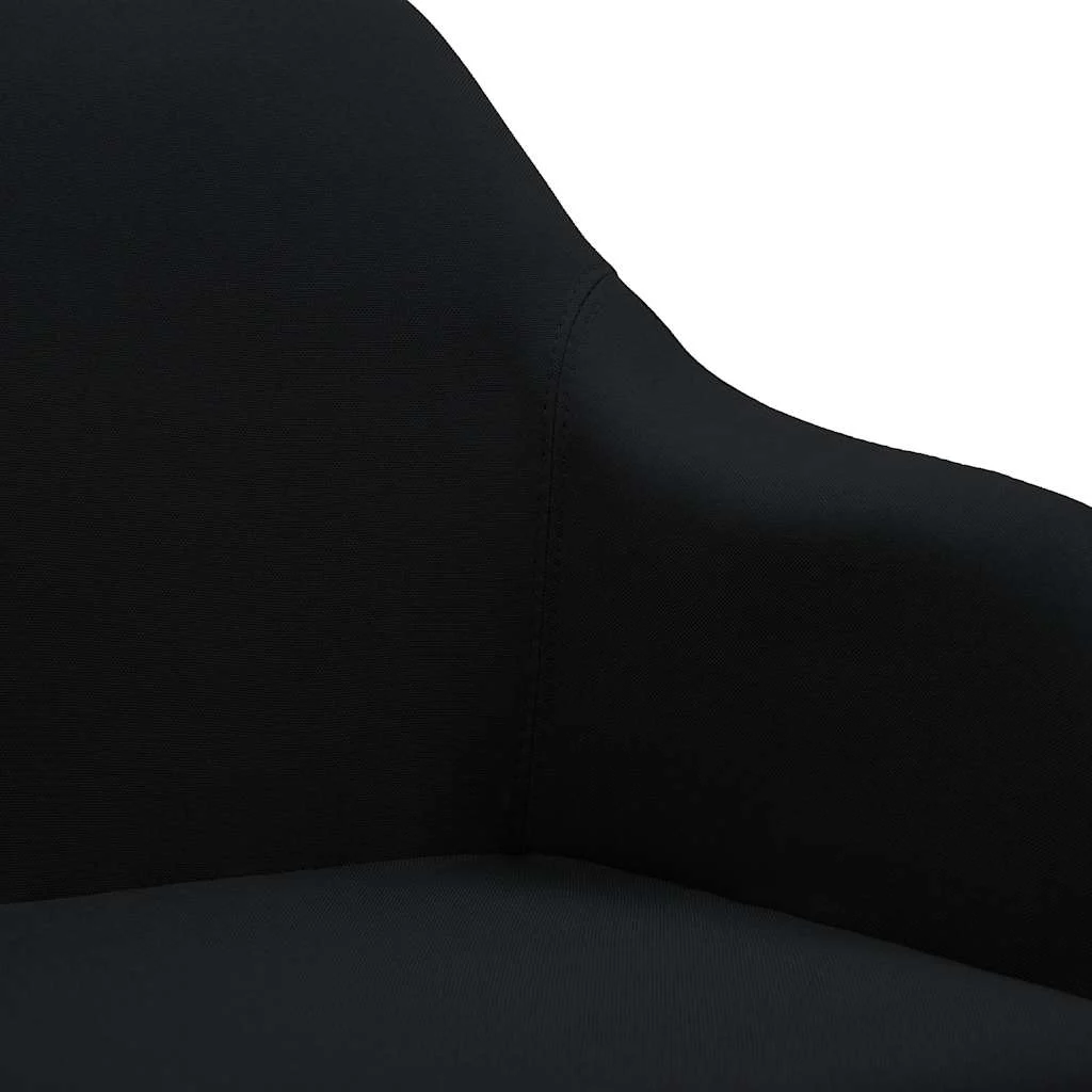 Chaise pivotante de bureau 55 x 53 x 92 cm noir tissu – vue en situation