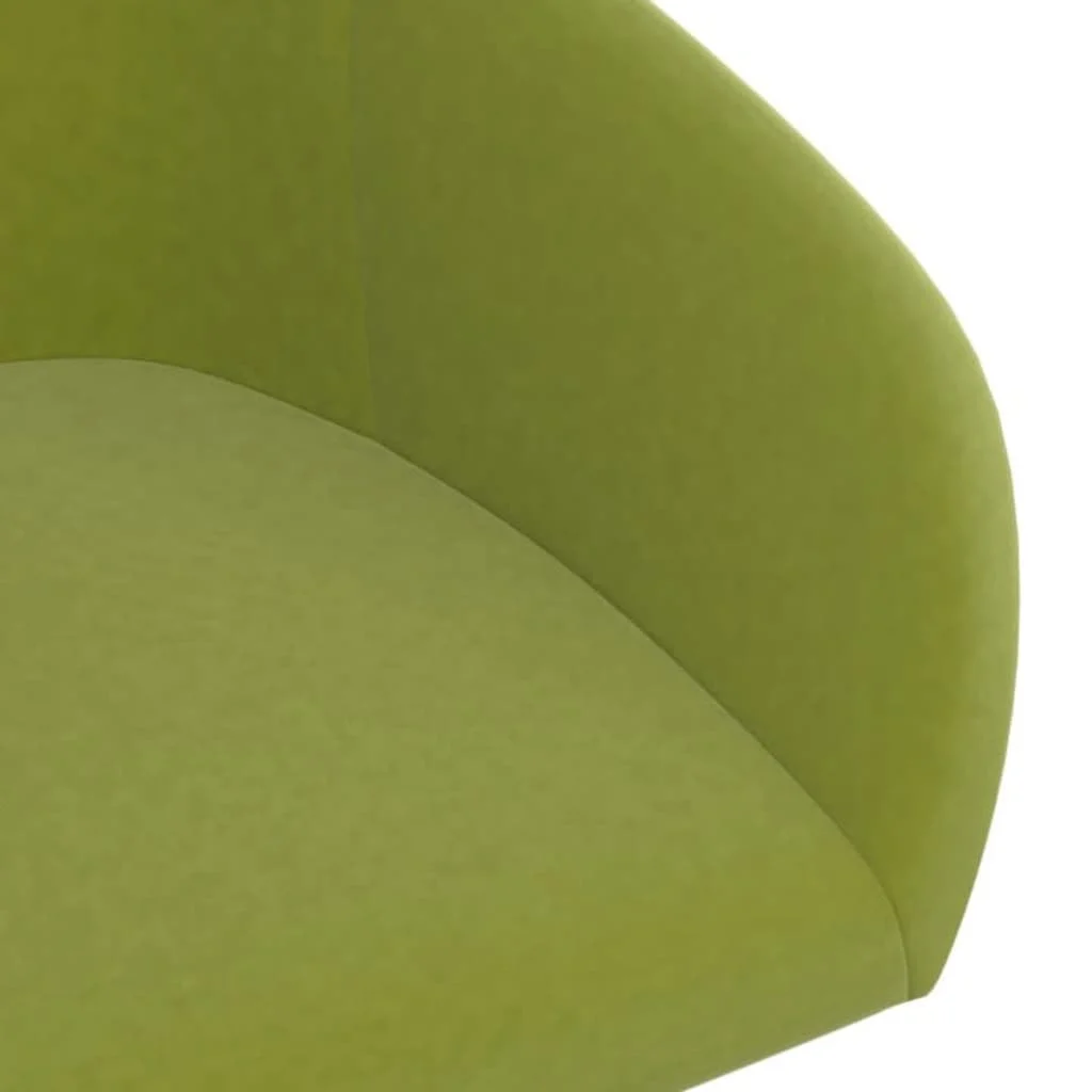 Chaise pivotante de bureau 63 x 56 x 88 cm vert clair velours – modèle 2 – vue en situation